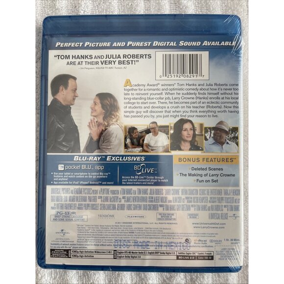 Larry Crowne (Blu-ray Disc, 2011) - Picture 2 of 2